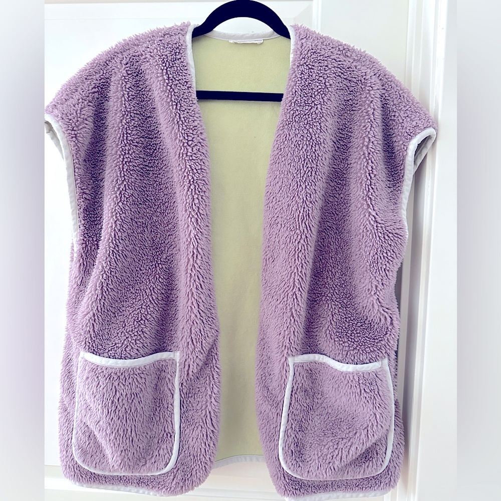 April Meets October Pile (faux fur/faux sherpa) vest